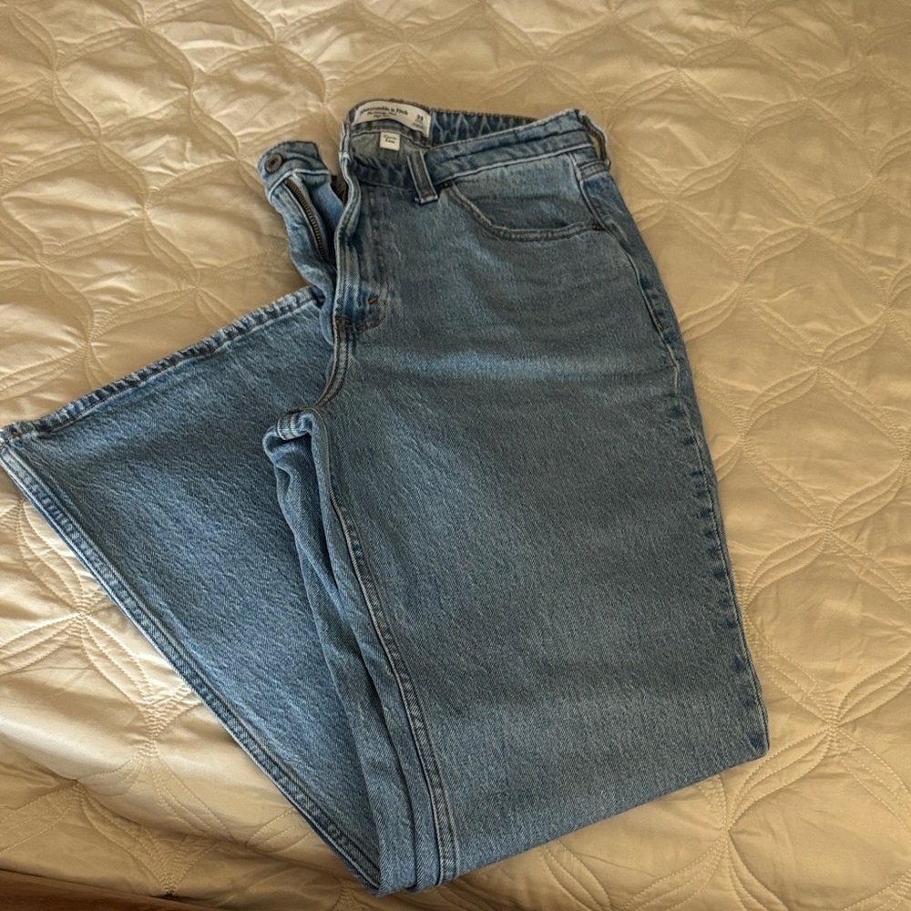 Abercrombie & Fitch Light Blue High Rise Jeans